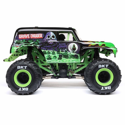 Losi 1/18 Mini LMT 4X4 Brushed Monster Truck RTR Grave Digger LOS01026T1