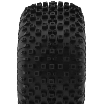 JConcepts Choppers Pre-Mounted Tires for Traxxas Mini MAXX/XRT Yellow 4173-30912