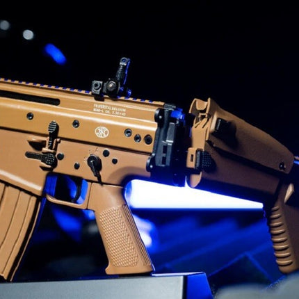 Goat Guns 1/3 Scale Die Cast FN Scar Model Rifle, Dark Tan