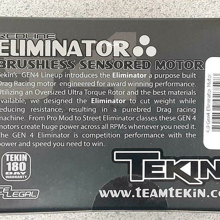Tekin TT2759 Gen4 Eliminator Drag Racing Modified Brushless Motor 4.0T New!!