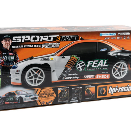 HPI Sport 3 Drift Nissan Silvia S15 Aurimas "Odi" Bakchis 1/10 RTR 4WD Drift Car