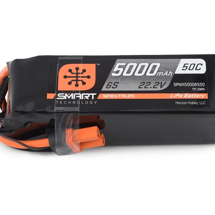 Spektrum RC 6S Smart 50C LiPo Battery Pack w/IC5 Connector 22.2V/5000mAh New!!
