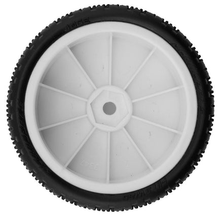 JConcepts Pin Swag LP Wide 2.2" Pre-Mounted 2WD Front Buggy Carpet Tires (Pink) 