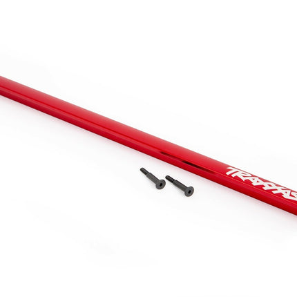 Traxxas 9523R Red Alum Center Chassis Brace T-Bar for Sledge New!!