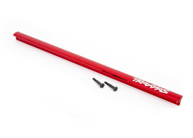 Traxxas 9523R Red Alum Center Chassis Brace T-Bar for Sledge New!!