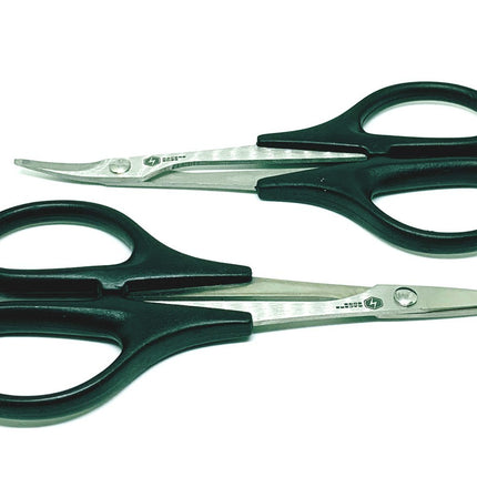 Racers Edge High Speed Steel Curved Scissor & Straight Scissor Set 2pcs RCE7754