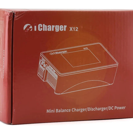 Junsi iCharger X12 Lilo/LiPo/Life/NiMH/NiCD DC Battery Charger (12S/30A/1100W)