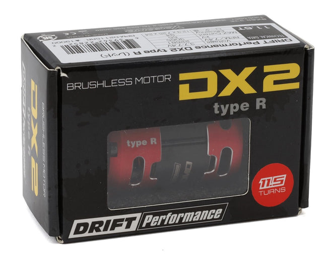 Yokomo Drift Performance DX2 Type-R Sensored Brushless Motor (Red) (11.5T)
