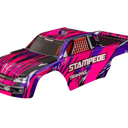Traxxas Stampede® 1/10 2WD Pre-Painted Monster Truck Body (Pink) 3620A-PINK