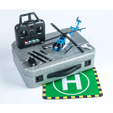RAGE RC Hero-Copter 4-Blade RTF Helicopter Police RGR6051 New!!