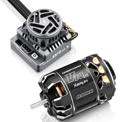 Hobbywing XR10 Pro G3X Stock Spec Sensored Brushless ESC/V10 G4R Motor 13.5T