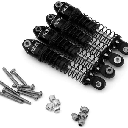 NEXX Racing NX-416-B Redcat Ascent18 53mm Oil-Filled Shocks (Black) (4)