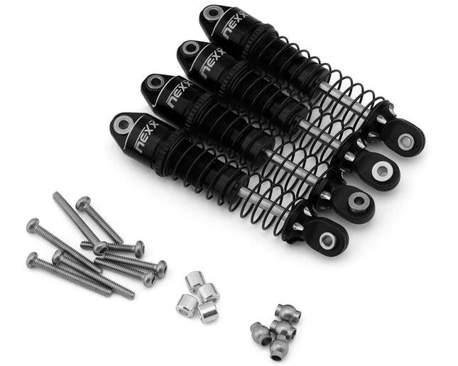 NEXX Racing NX-416-B Redcat Ascent18 53mm Oil-Filled Shocks (Black) (4)