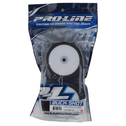 Pro-Line Buck Shot Pre-Mounted VTR 4.0" Standard Offset 1/8 Truck Tires (2) (S3)