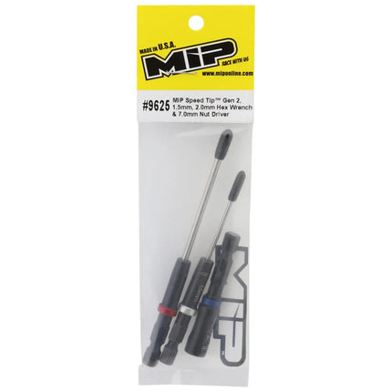 MIP Gen 2 Speed Tip Hex/Nut Driver Power Tool Set (Metric) (1.5, 2.0 & 7.0mm)