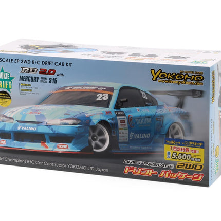 Yokomo RD2.0 "Rookie Drift" 1/10 RWD Drift Car Kit (Blue) w/Mercury Sayaka S15