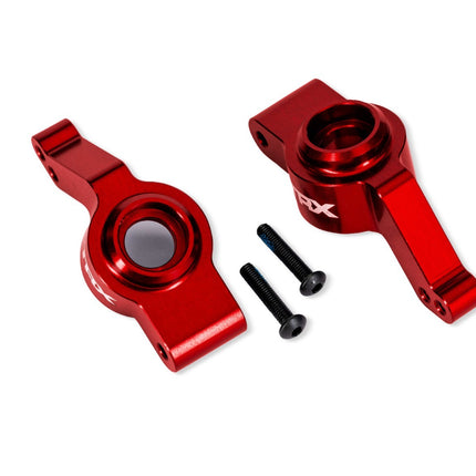 Traxxas 9065-RED Aluminum Gray Stub Axle Carriers (L&R) TRA9065RED