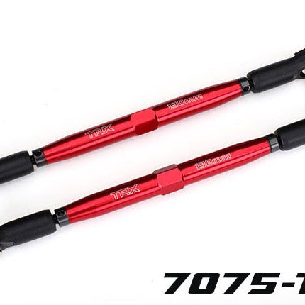 TRAXXAS TOE LINK 157MM X-MAXX RED 7075-T6 ALUMINUM TRA7748R