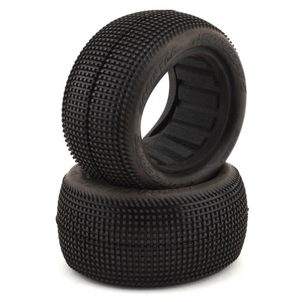 JConcepts Sprinter 2.2" Rear Buggy Dirt Oval Tires (2) (Green) JCO313302