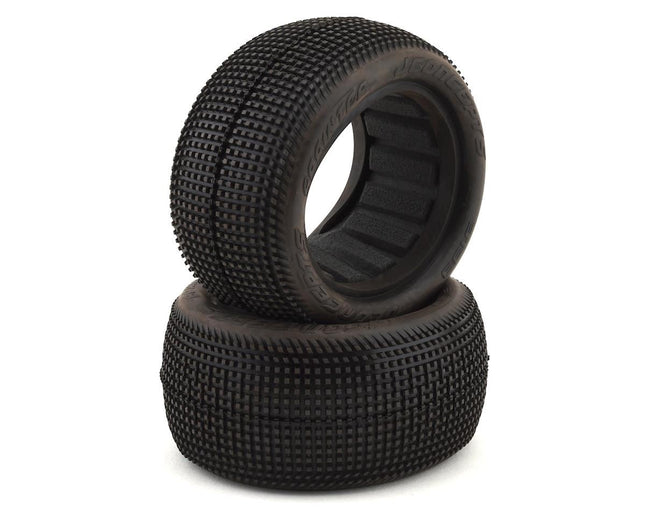 JConcepts Sprinter 2.2" Rear Buggy Dirt Oval Tires (2) (Green) JCO313302