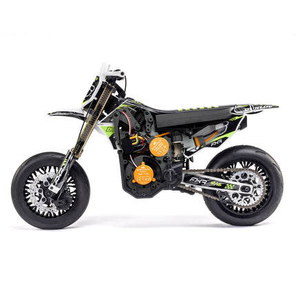 Losi 1/4 Promoto-SM FXR Supermoto Motorcycle RTR Basic, White