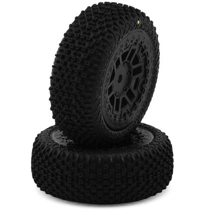 JConcepts Arrma Typhon Grom Choppers Pre-Mounted Tires (2) (Yellow) 4160-30912