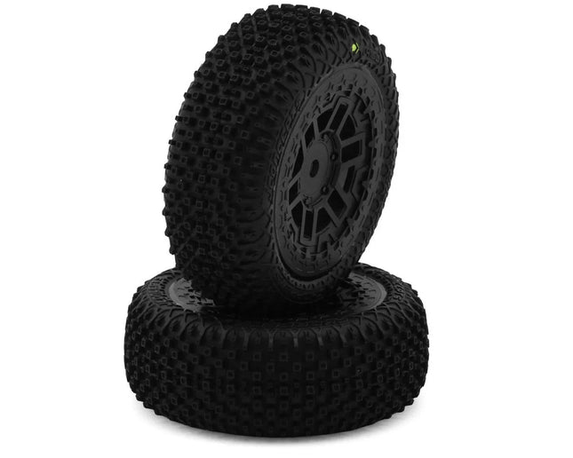JConcepts Arrma Typhon Grom Choppers Pre-Mounted Tires (2) (Yellow) 4160-30912