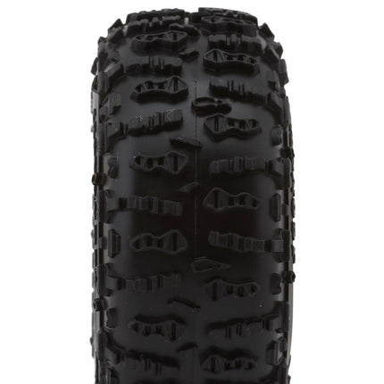 JConcepts Ruptures 1.3" Micro Rock Crawler Tires (63mm OD) Green w/Foam Inserts