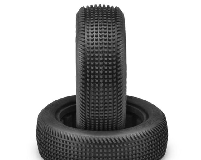 JConcepts Sprinter 2.2" 2WD Front Buggy Dirt Oval Tires (2) (Green) JCO313402