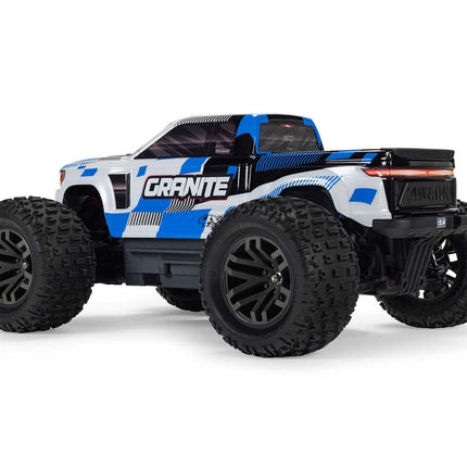 Arrma Granite Mega 665 1/10 4WD Electric Monster Truck Blue w/SLT2 2.4GHz Radio