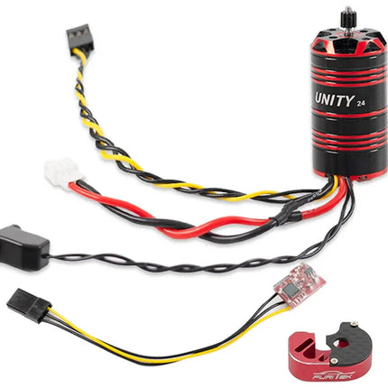 Furitek Axial® SCX24 UNITY24 PRO 2-in-1 Micro FOC Brushless System 3500kV