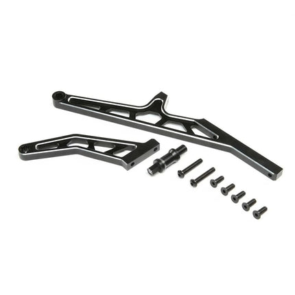 Losi DBXL-E 2.0 Aluminum Rear Chassis Brace Set (Black) LOS351015 New!!