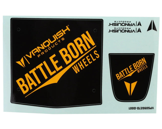 Vanquish Products H10 Optic Body Panels Set (Yellow/Battle Born) VPS10513