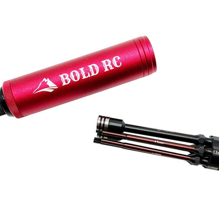 Bold RC Trail 1/4 Pocket Driver 5 Tip Set & Aluminum Handle BOL10610