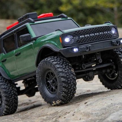 Axial SCX24 Ford Bronco 4X4 RTR Brushed Rock Crawler Battery/Charger Green
