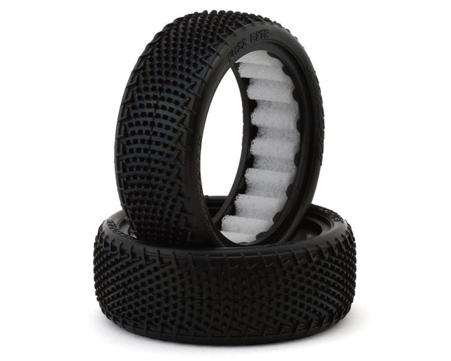 JConcepts Fuzz Bite Wide 2.2" 2WD Front Buggy Carpet Tires (2) (Purple) 4061-011