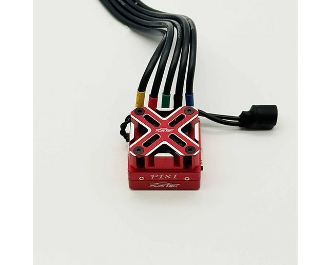 Furitek FUR-2732 PIXI 1/10 Competition Drift Sensored Brushless ESC Red