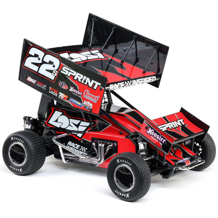 Losi 22S 1/10 Brushless 2WD RTR Sprint Car Red w/Battery & Charger LOS2359