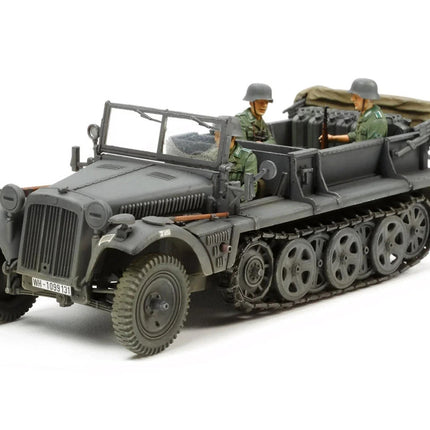 Tamiya 1/35 German 1T Half-Track Sd.Kfz 10 Plastic Model Kit TAM37016