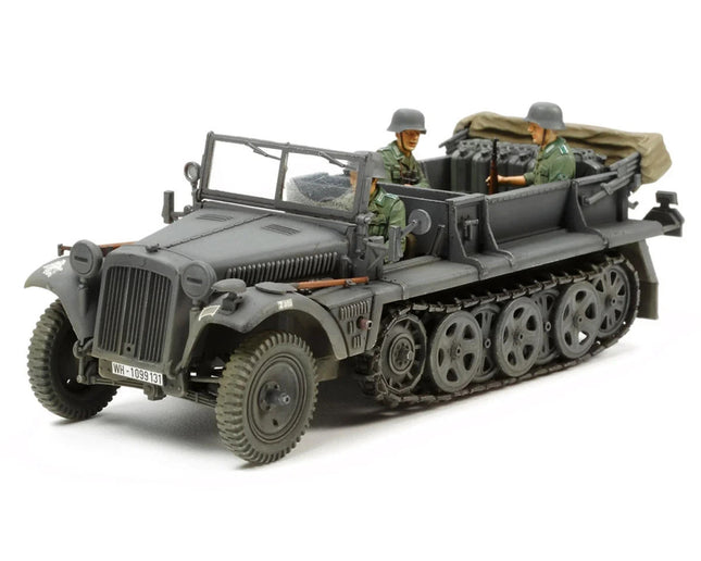 Tamiya 1/35 German 1T Half-Track Sd.Kfz 10 Plastic Model Kit TAM37016