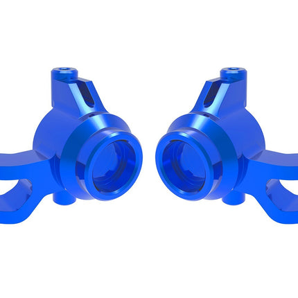 Traxxas Steering Blocks L/R Aluminum Blue Mini-Maxx TRA10734-Blue