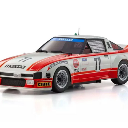 Kyosho 32365R MR-04 RWD Mini-Z Readyset w/1979 Mazda Savanna RX-7 Red/White