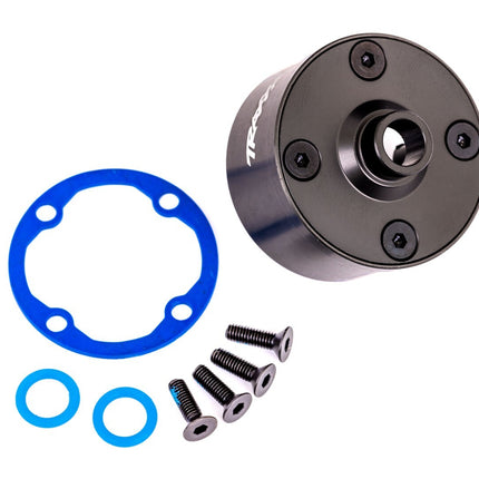Aluminum Diff Carrier Dark Titanium Sledge TRA9581A NEW!!