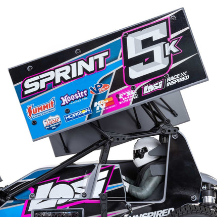 Losi 22S 1/10 Brushless 2WD RTR Sprint Car (Blue) LOS1387T1