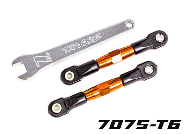 Traxxas 2443T Camber Links Rear Tubes Orange-anodized New!!