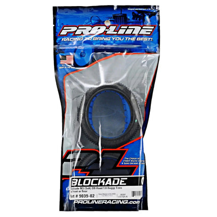 Pro-Line Blockade 1/8 Buggy Tires w/Closed Cell Inserts (M3)