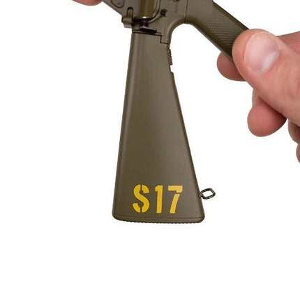 GoatGuns 1/3 Scale Die Cast M16A1 Vietnam Rifle Grenadier Model, Green