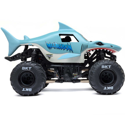 Losi 1/18 Mini LMT Megalodon 2S 4X4 RTR Brushed Monster Truck w/ Battery/Charger