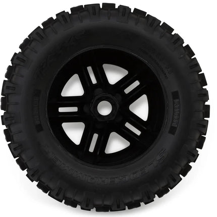 Traxxas Sledgehammer Belted 3.8" Pre-Mounted Monster Truck Tires Black TRA9573