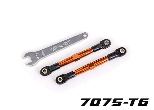 Traxxas 2445T Toe Links Front Tubes Orange-anodized New!!